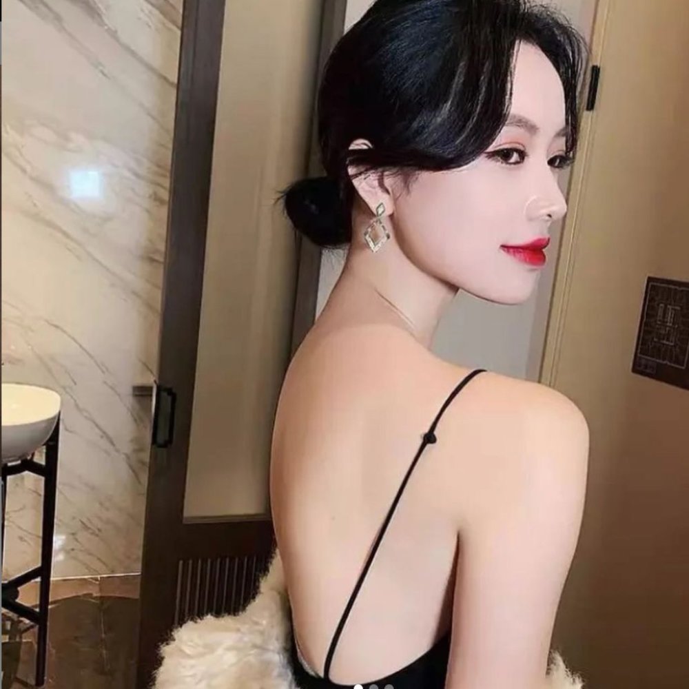 Square Swarovski Crystal Drop Earring